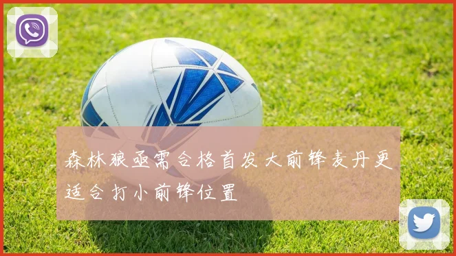 森林狼亟需合格首发大前锋麦丹更适合打小前锋位置